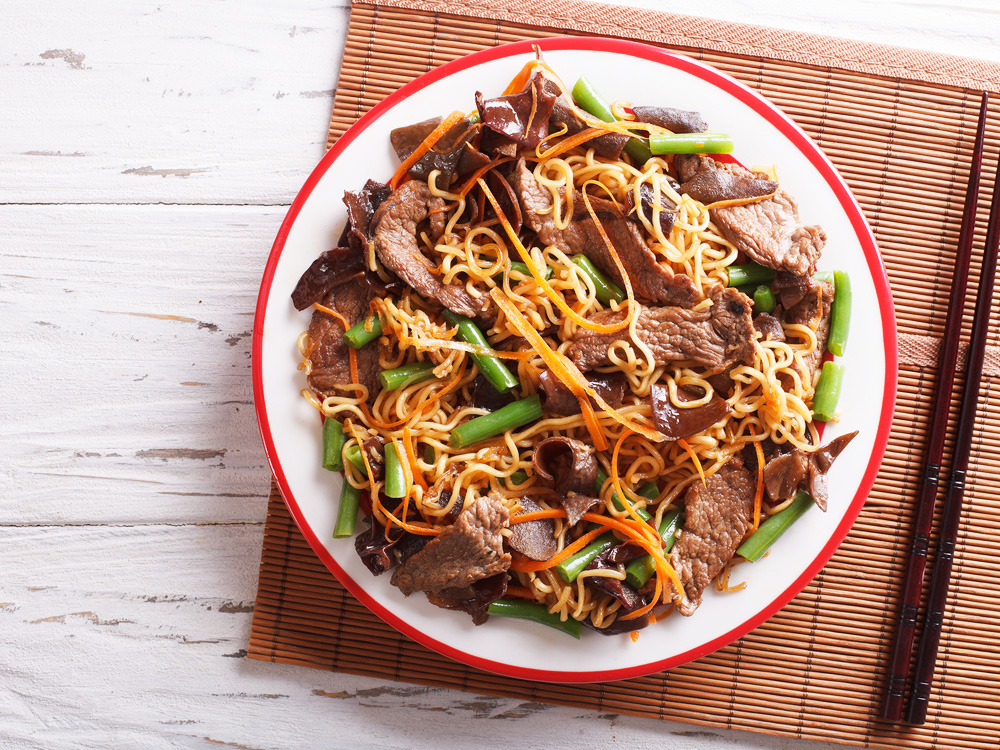Beef chow mein